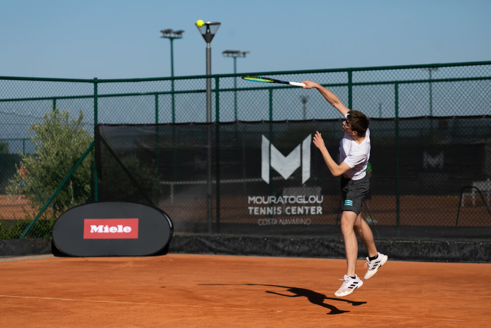 Στιγμιότυπο από τη δράση του τένις  / photo by Dimitris Andritsos Photography @ Navarino Challenge